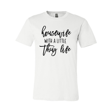 Load image into Gallery viewer, etsy Housewife With A Little Thug Life-black