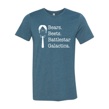 Load image into Gallery viewer, etsy Bears beets battlestar-white