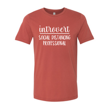 Load image into Gallery viewer, cc Introvert Social Distancing-white
