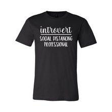 Load image into Gallery viewer, cc Introvert Social Distancing-white