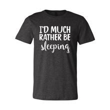 Load image into Gallery viewer, cc I’d Much Rather Be Sleeping-white