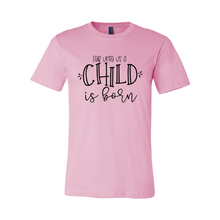 Load image into Gallery viewer, cc For Unto Us a Child-black