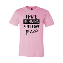 Load image into Gallery viewer, cc I Hate Running But I Love Pizza-black