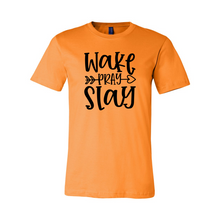 Load image into Gallery viewer, printliss Wake Pray Slay-black