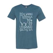 Load image into Gallery viewer, Womens Whole Llama Learning