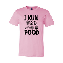 Load image into Gallery viewer, cc I Run Because I Really Like Food-black