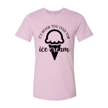 Load image into Gallery viewer, etsy Its Never Too Cold for Ice Cream-black