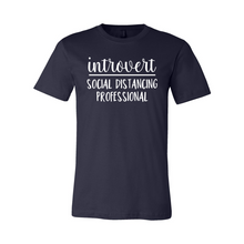 Load image into Gallery viewer, cc Introvert Social Distancing-white