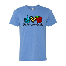 Load image into Gallery viewer, cc Peace Love Teach-black
