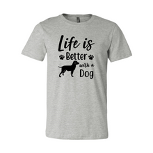 Load image into Gallery viewer, cc Life Is Better With a Dog-black