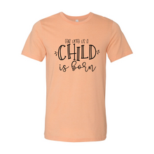 Load image into Gallery viewer, cc For Unto Us a Child-black