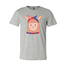 Load image into Gallery viewer, cc Patriotic Llama Girl-black