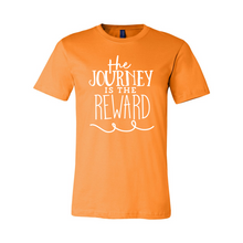 Load image into Gallery viewer, printliss The Journey Is The Reward-white