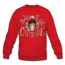 Load image into Gallery viewer, Baby It's Cold Outside Unisex Sweatshirt - red