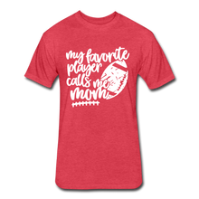 Load image into Gallery viewer, My Favorite Player Football Mom Graphic Tee-Shirt Football T-Shirt for Women Top - heather red