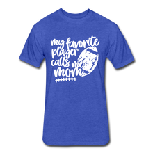 Load image into Gallery viewer, My Favorite Player Football Mom Graphic Tee-Shirt Football T-Shirt for Women Top - heather royal
